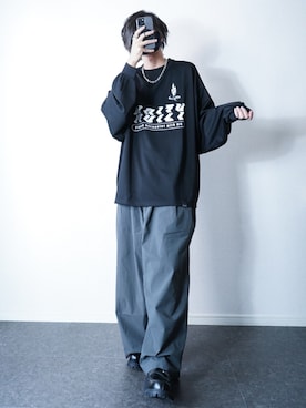 「アイテム（福袋/福箱）」を使った、TJさん（メンズ・177cm）の秋コーディネート