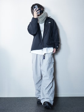 「アイテム（キーケース/キーアクセサリー）」を使った、TJさん（メンズ・177cm）の冬コーディネート