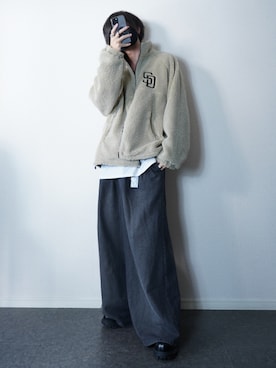 「アイテム（福袋/福箱）」を使った、TJさん（メンズ・177cm）の秋コーディネート