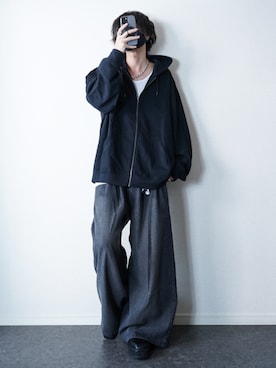 「アイテム（財布/小物）」を使った、TJさん（メンズ・177cm）の秋コーディネート