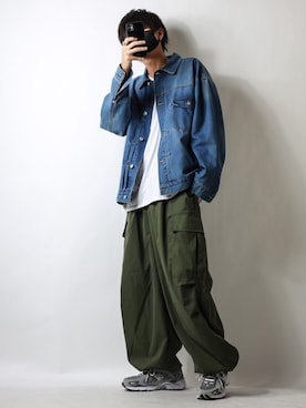 「アイテム（福袋/福箱）」を使った、TJさん（メンズ・177cm）の秋コーディネート