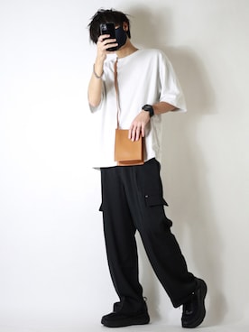 「モードストリート」｜「アイテム（福袋/福箱）」を使った、TJさん（メンズ・177cm）の夏コーディネート