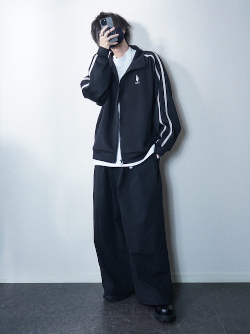 セール】THREADS NOIZ TRACK JKT / ワンポイント 刺繍 サイドライン