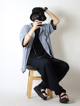 「ネオンカラー」｜「アイテム（福袋/福箱）」を使った、TJさん（メンズ・177cm）の夏コーディネート