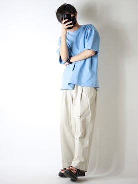 「ネオンカラー」｜「アイテム（福袋/福箱）」を使った、TJさん（メンズ・177cm）の夏コーディネート