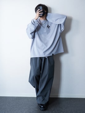 「アイテム（キーケース/キーアクセサリー）」を使った、TJさん（メンズ・177cm）の秋コーディネート