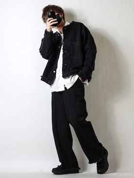 「EDWIN（エドウィン）のアイテム（デニムジャケット）」を使った、TJさん（メンズ・177cm）の春コーディネート