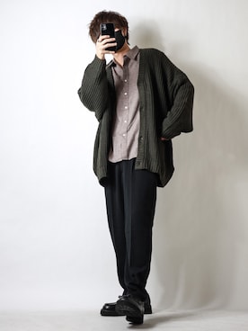 「チョコ色に染まれ」｜「アイテム（福袋/福箱）」を使った、TJさん（メンズ・177cm）の冬コーディネート