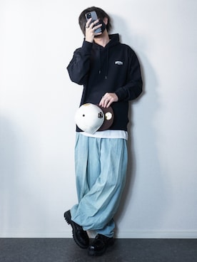 「アイテム（福袋/福箱）」を使った、TJさん（メンズ・177cm）の秋コーディネート