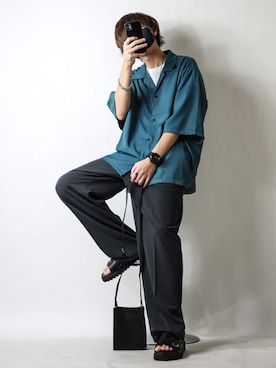 「ごきげんウィーク」｜「アイテム（福袋/福箱）」を使った、TJさん（メンズ・177cm）の春コーディネート