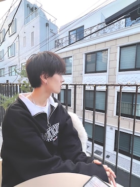 「NERDY（ノルディ）のアイテム」を使った、りのさん（メンズ・174cm）の秋コーディネート