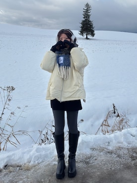 「ammy.（エイミードット）のアイテム」を使った、Yurinaさん（レディース・166cm）の冬コーディネート