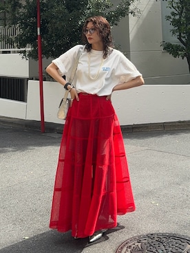 Yurinaさん（レディース・166cm）の夏コーディネート
