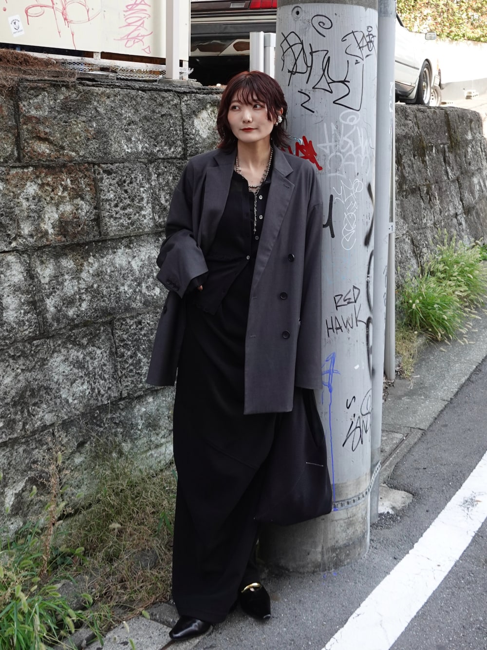 soerte セットアップ soerte セットアップ ダブルブレストジャケット/ワイド