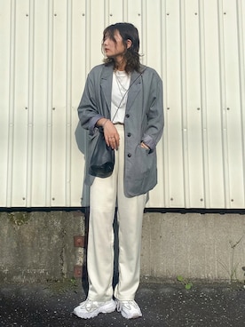 「emutto（エミュット）のアイテム」を使った、Yurinaさん（レディース・166cm）の秋コーディネート