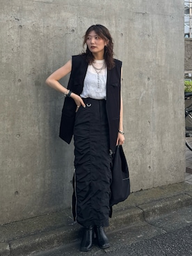 Yurinaさん（レディース・166cm）の夏コーディネート