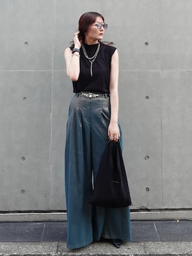 「アイテム（その他）」を使った、Yurinaさん（レディース・166cm）の夏コーディネート