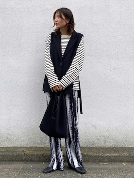 「ZARA（ザラ）のアイテム（その他アウター）」を使った、Yurinaさん（レディース・166cm）の秋コーディネート
