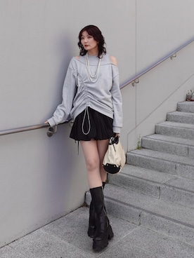 「アイテム（その他）」を使った、Yurinaさん（レディース・166cm）の秋コーディネート