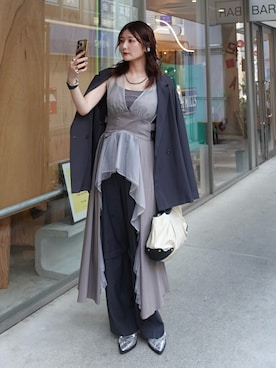 「アイテム（その他トップス）」を使った、Yurinaさん（レディース・166cm）の夏コーディネート