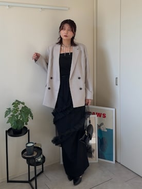 「yae（ヤエ）のアイテム」を使った、Yurinaさん（レディース・166cm）の春コーディネート