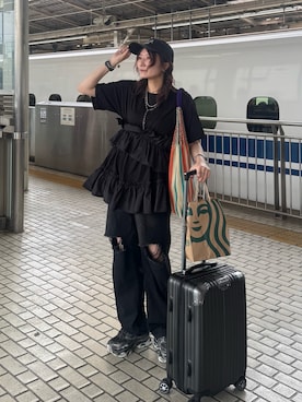 Yurinaさん（レディース・166cm）の夏コーディネート