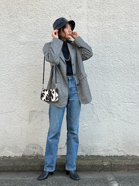 「emutto（エミュット）のアイテム」を使った、Yurinaさん（レディース・166cm）の秋コーディネート