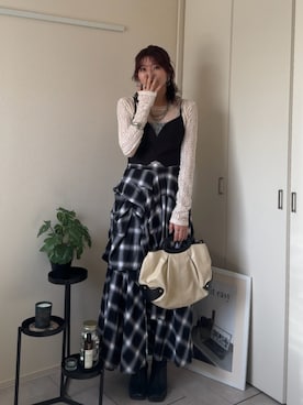 Yurinaさんの（MURUA | ムルーア）を使ったコーディネート