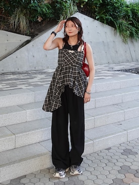 「AIC.（エーアイシー）のアイテム」を使った、Yurinaさん（レディース・166cm）の夏コーディネート