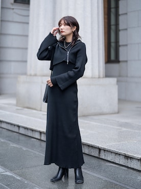 「MURUA（ムルーア）のアイテム」を使った、Yurinaさん（レディース・166cm）の秋コーディネート