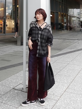 「MURUA（ムルーア）のアイテム」を使った、Yurinaさん（レディース・166cm）の秋コーディネート