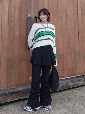 「アイテム（ワンピース）」を使った、Yurinaさん（レディース・166cm）の秋コーディネート