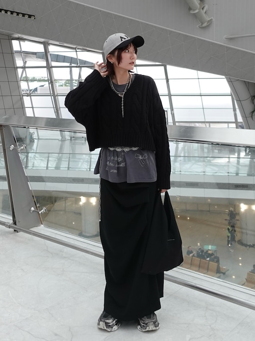 MAISON SPECIAL（メゾンスペシャル） tシャツ Drawing Long Sleeve T