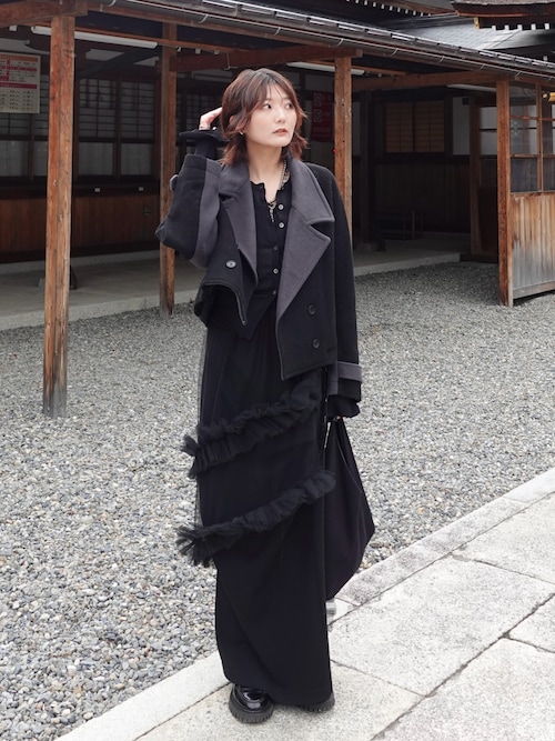 Tulle wrap skirt/チュールラップスカート（スカート）｜yae（ヤエ）の