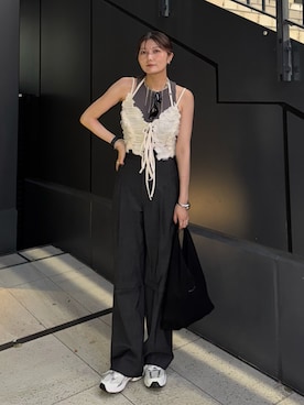 「アイテム（その他）」を使った、Yurinaさん（レディース・166cm）の夏コーディネート