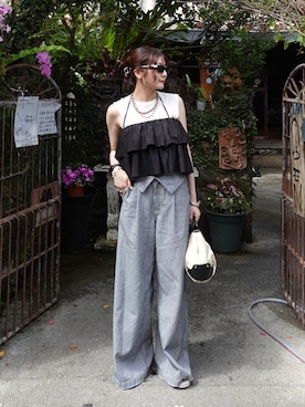 Yurinaさん（レディース・166cm）の春コーディネート