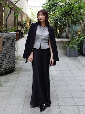 「Aunt Marie's（アントマリーズ）のアイテム」を使った、Yurinaさん（レディース・166cm）の秋コーディネート