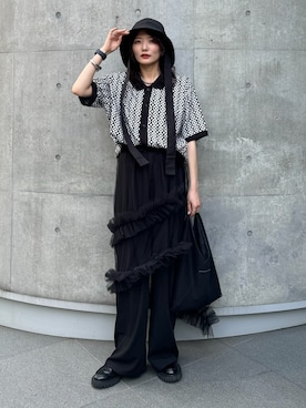 「yae（ヤエ）のアイテム」を使った、Yurinaさん（レディース・166cm）の春コーディネート