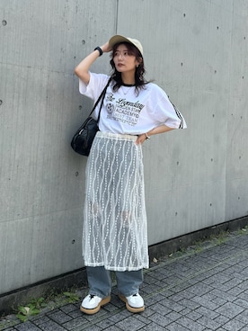 Yurinaさん（レディース・166cm）の夏コーディネート