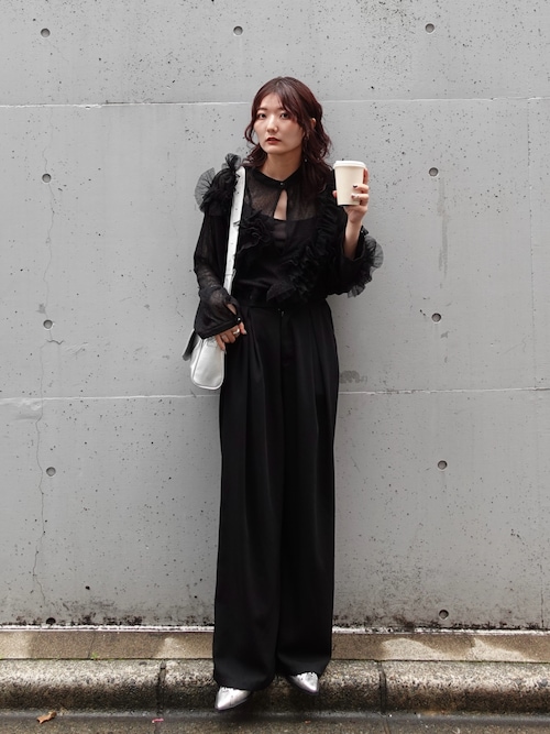 Knuth Marf（クヌースマーフ） ブラウス シャツ tulle design blouse