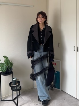 Yurinaさん（レディース・166cm）の冬コーディネート