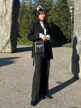 「ZARA（ザラ）のアイテム（その他アウター）」を使った、Yurinaさん（レディース・166cm）の冬コーディネート