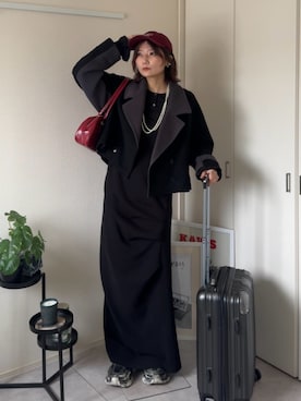 Yurinaさん（レディース・166cm）の冬コーディネート