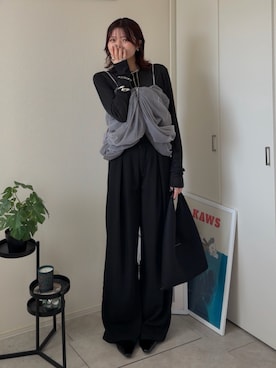 「AIC.（エーアイシー）のアイテム」を使った、Yurinaさん（レディース・166cm）の秋コーディネート