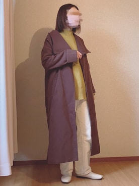 「La-gemme（ラジェム）のアイテム（ジャケット/アウター）」を使った、kさん（レディース・158cm）の冬コーディネート