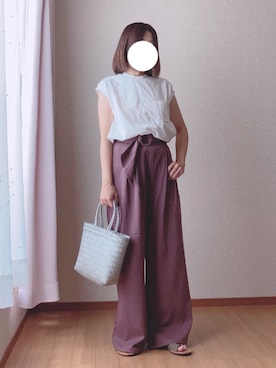 「Java（ジャバ）のアイテム」を使った、kさん（レディース・158cm）の夏コーディネート