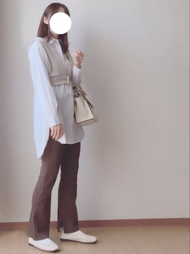 「reca（レカ）のアイテム（レギンス/スパッツ）」を使った、kさん（レディース・158cm）の春コーディネート