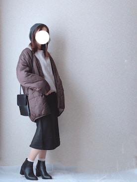 kさん（レディース・158cm）の冬コーディネート