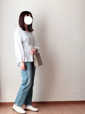 「CURI BISCUI（キュリ　ビスキュイ）のアイテム」を使った、kさん（レディース・158cm）の夏コーディネート