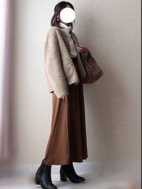 kさん（レディース・158cm）の冬コーディネート